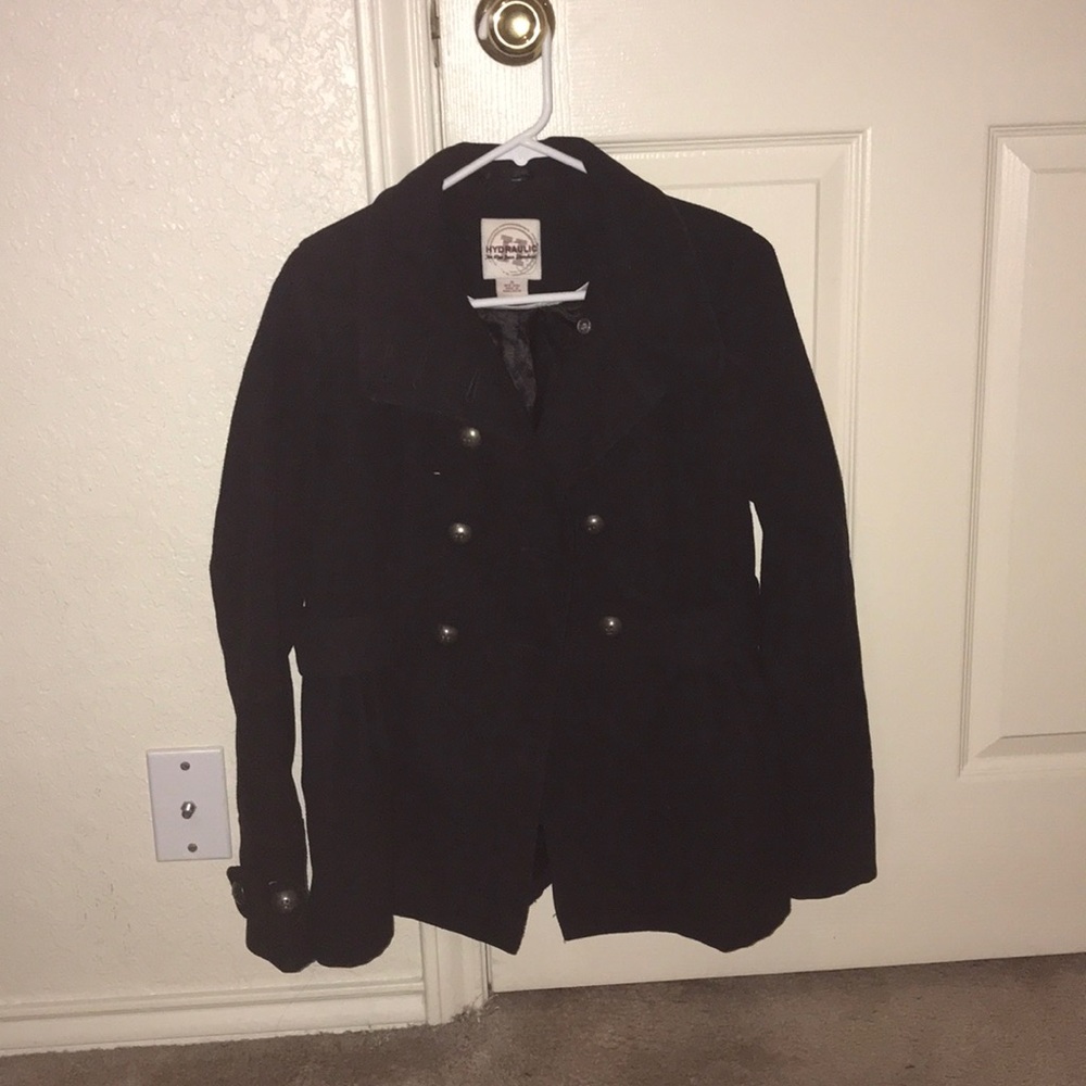 Heavy black coat